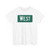 West plate green (United States) (Road Sign) T-Shirt