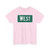 West plate green (United States) (Road Sign) T-Shirt