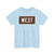 West plate brown 1971 (United States) (Road Sign) T-Shirt