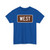 West plate brown 1971 (United States) (Road Sign) T-Shirt