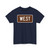 West plate brown 1971 (United States) (Road Sign) T-Shirt