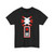Warnkreuz mit rotem Warnlicht für unbeschrankten mehrgleisigen Bahnübergang (Germany) (Road Sign) T-Shirt