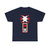 Warnkreuz mit rotem Warnlicht für unbeschrankten mehrgleisigen Bahnübergang (Germany) (Road Sign) T-Shirt