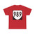 Virginia 989 1980 (Virginia) (Road Sign) T-Shirt