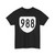Virginia 988 1980 (Virginia) (Road Sign) T-Shirt