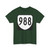 Virginia 988 1980 (Virginia) (Road Sign) T-Shirt