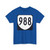Virginia 988 1980 (Virginia) (Road Sign) T-Shirt