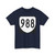Virginia 988 1980 (Virginia) (Road Sign) T-Shirt