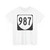 Virginia 987 1980 (Virginia) (Road Sign) T-Shirt