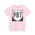 Virginia 987 1980 (Virginia) (Road Sign) T-Shirt