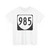 Virginia 985 1980 (Virginia) (Road Sign) T-Shirt