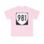 Virginia 981 1980 (Virginia) (Road Sign) T-Shirt