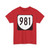Virginia 981 1980 (Virginia) (Road Sign) T-Shirt