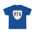 Virginia 974 1956 (Virginia) (Road Sign) T-Shirt