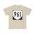 Virginia 961 1980 (Virginia) (Road Sign) T-Shirt (0c6f3f)