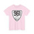 Virginia 961 1924 (Virginia) (Road Sign) T-Shirt (0d6b4e)