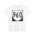 Virginia 960 1980 (Virginia) (Road Sign) T-Shirt (0c6f39)