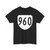 Virginia 960 1980 (Virginia) (Road Sign) T-Shirt (0c6f39)