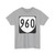 Virginia 960 1980 (Virginia) (Road Sign) T-Shirt (0c6f39)