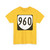 Virginia 960 1980 (Virginia) (Road Sign) T-Shirt (0c6f39)