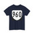 Virginia 960 1980 (Virginia) (Road Sign) T-Shirt (0c6f39)