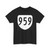 Virginia 959 1980 (Virginia) (Road Sign) T-Shirt (0c6f30)