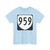 Virginia 959 1980 (Virginia) (Road Sign) T-Shirt (0c6f30)
