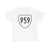 Virginia 959 1956 (Virginia) (Road Sign) T-Shirt (0d05d3)