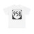 Virginia 958 1980 (Virginia) (Road Sign) T-Shirt (0d6b46)