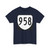 Virginia 958 1980 (Virginia) (Road Sign) T-Shirt (0d6b46)