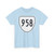 Virginia 958 1956 (Virginia) (Road Sign) T-Shirt (0dd3b7)