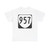 Virginia 957 1980 (Virginia) (Road Sign) T-Shirt (0e0f94)