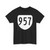 Virginia 957 1980 (Virginia) (Road Sign) T-Shirt (0e0f94)