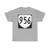 Virginia 956 1980 (Virginia) (Road Sign) T-Shirt (0d6b43)
