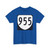 Virginia 955 1980 (Virginia) (Road Sign) T-Shirt (0d6b3e)