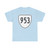 Virginia 953 1956 (Virginia) (Road Sign) T-Shirt (08df0b)