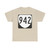 Virginia 942 1980 (Virginia) (Road Sign) T-Shirt (0e0f64)