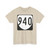Virginia 940 1980 (Virginia) (Road Sign) T-Shirt (0e0f4e)