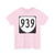 Virginia 939 1980 (Virginia) (Road Sign) T-Shirt (0f35ba)