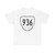 Virginia 936 1956 (Virginia) (Road Sign) T-Shirt (0f359b)