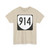 Virginia 914 1980 (Virginia) (Road Sign) T-Shirt (0bc25f)