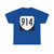 Virginia 914 1980 (Virginia) (Road Sign) T-Shirt (0bc25f)