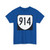 Virginia 914 1980 (Virginia) (Road Sign) T-Shirt (0bc25f)