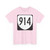 Virginia 914 1980 (Virginia) (Road Sign) T-Shirt (0bc25f)