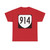 Virginia 914 1980 (Virginia) (Road Sign) T-Shirt (0bc25f)