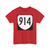 Virginia 914 1980 (Virginia) (Road Sign) T-Shirt (0bc25f)