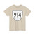 Virginia 914 1956 (Virginia) (Road Sign) T-Shirt (09acd3)