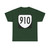 Virginia 910 1980 (Virginia) (Road Sign) T-Shirt (061cd6)
