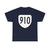 Virginia 910 1980 (Virginia) (Road Sign) T-Shirt (061cd6)
