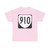 Virginia 910 1980 (Virginia) (Road Sign) T-Shirt (061cd6)